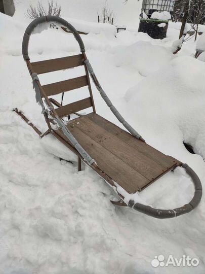 Сани собачья упряжка, для снегохода, квадроцикла