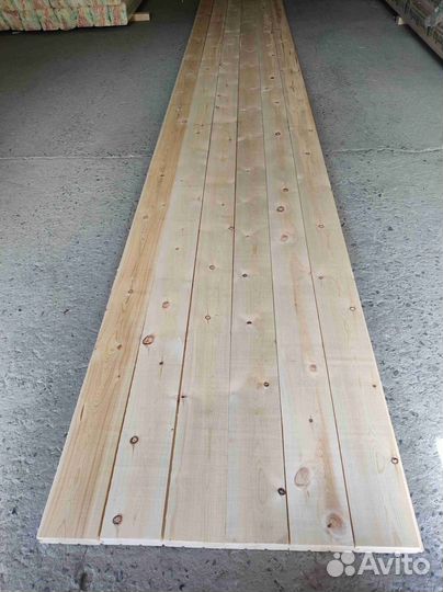 Доска пола, сосна, 30*106*4000, вс