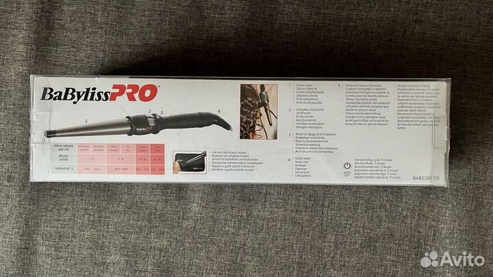 Конусная плойка babyliss pro 19-32 мм (bab2281tte)