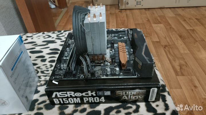 Intel Core i5-7400, Asrock b150m pro4, 12гб DDR4 2