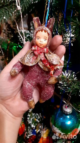 Ватная игрушка Зайчик