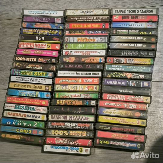 Аудиокассеты 58 штук / одним лотом
