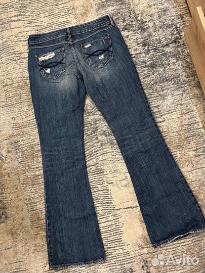 Джинсы рваные abercrombie