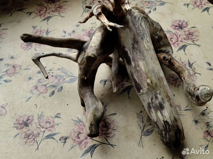 Коряга в аквариум и decor