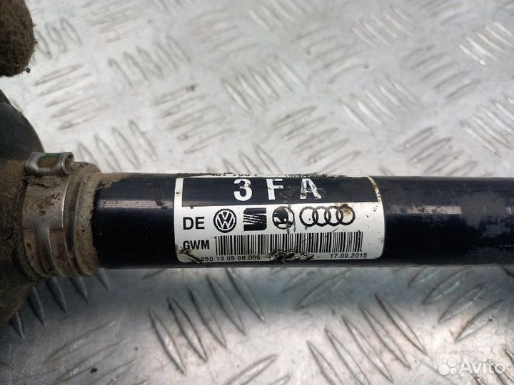 Привод передний левый Skoda Rapid 1.6 CWV 110Л.С