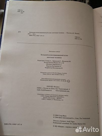 Атлас анатомии человека