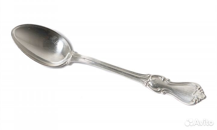 Небольшая серебряная чайная ложка. Швеция, 1966 го