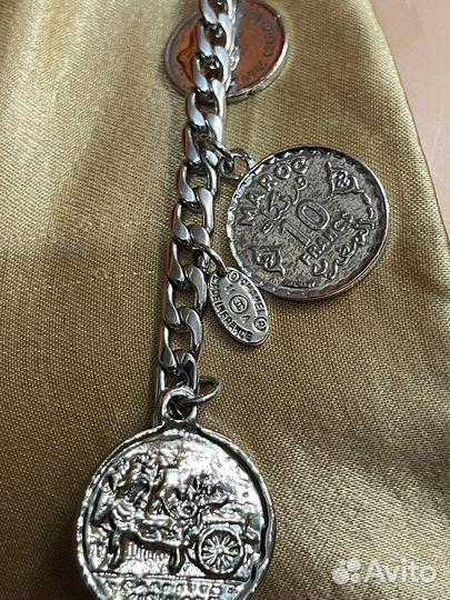 Бусы монетки Chanel