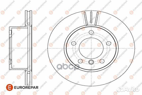 Диск тормозной BMW 1 E81 116i 06, front, В284