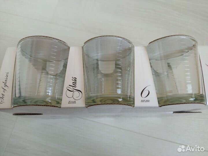 Стаканы стеклянные набор Новый