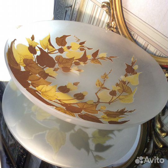 Французское блюдо в стиле арт-нуво и Галле, хх век