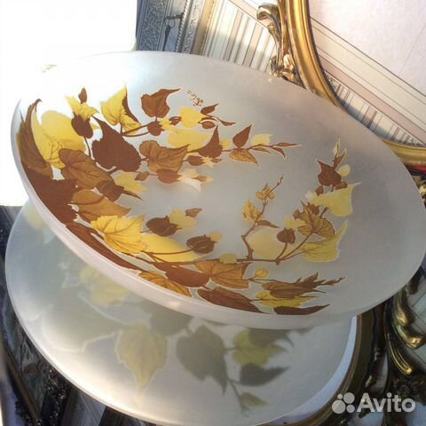 Французское блюдо в стиле арт-нуво и Галле, хх век