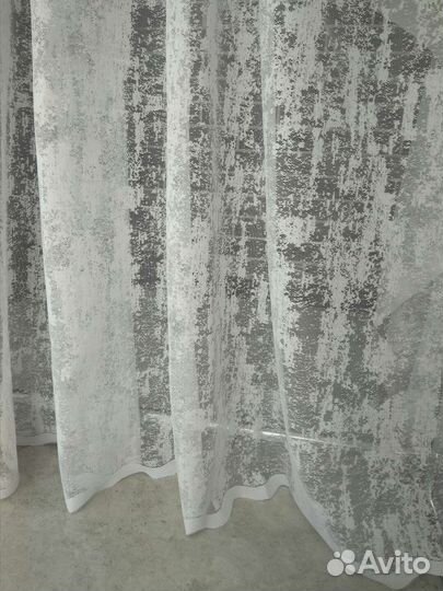 Тюль готовый новый