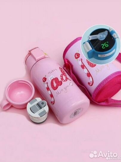 Термос детский с датчиком температуры