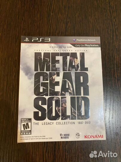 Metal Gear Solid The Legacy Collection ps3 новая