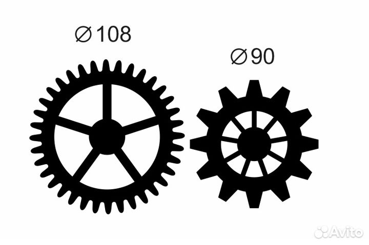 Декоративные объекты (SteamPunk) объемные шестерни