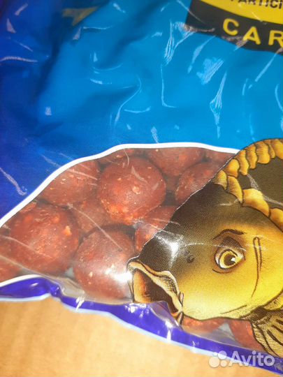 Бойлы GBS Strawberry Клубника 20мм 1кг