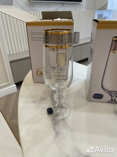 Бокалы для шампанского bohemia