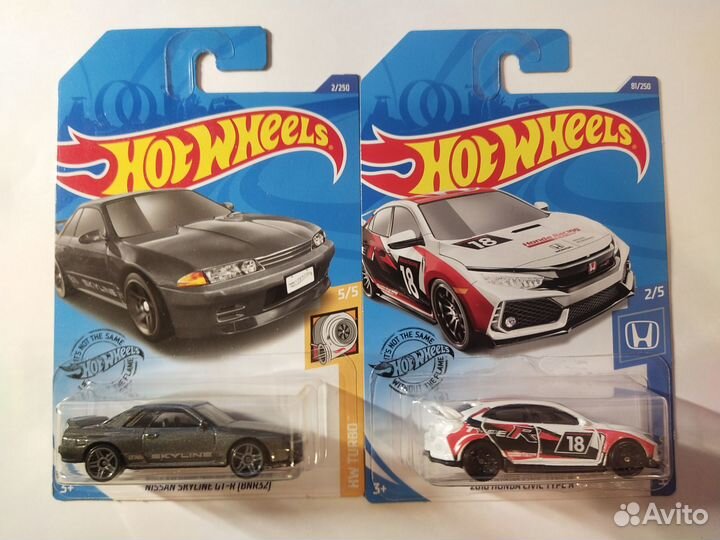 Hot Wheels машинки Honda (Acura), Nissan