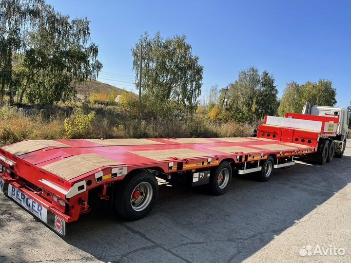 Полуприцеп трал (тяжеловоз) Berger 9853, 2023