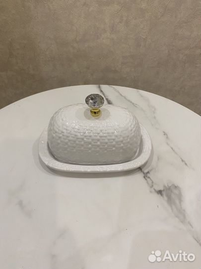 Масленка фарфор