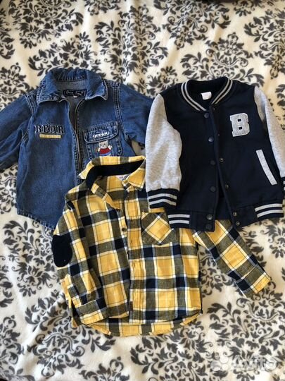 Кофта, водолазка, лонгслив, рубашка на мальчика 98