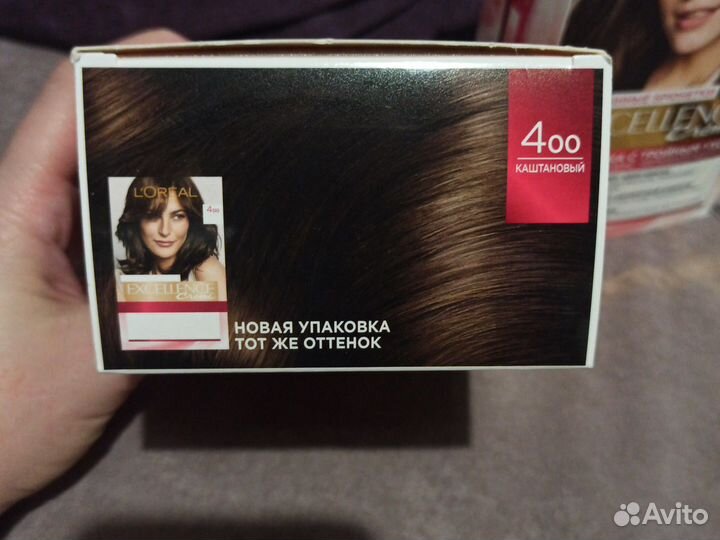 Краска для волос Loreal Excellence (тон : 400)