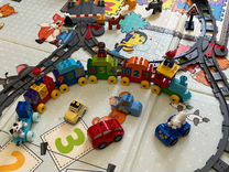 Lego duplo поезд железная дорога