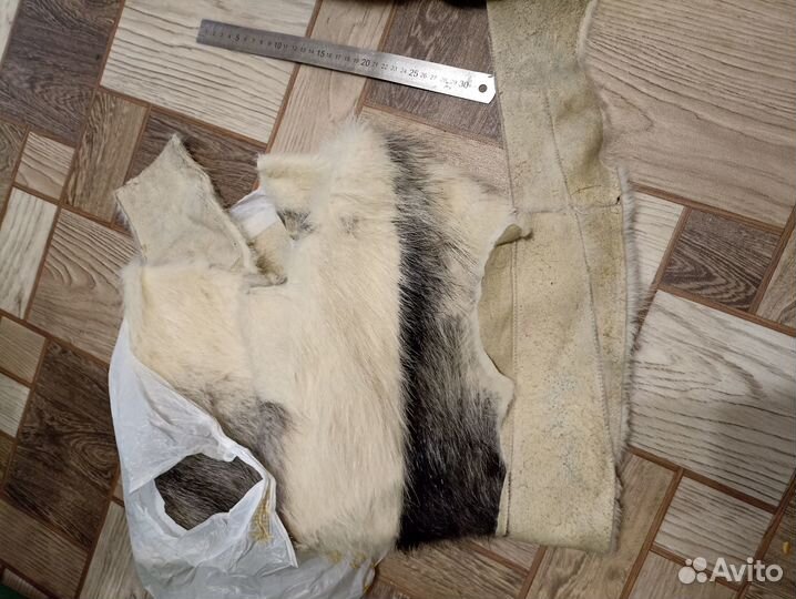 Натуральный хвост лисы, мех натуральный