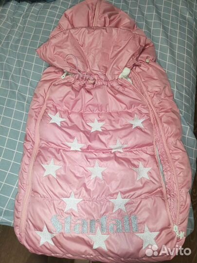 Конверт зимний для девочки