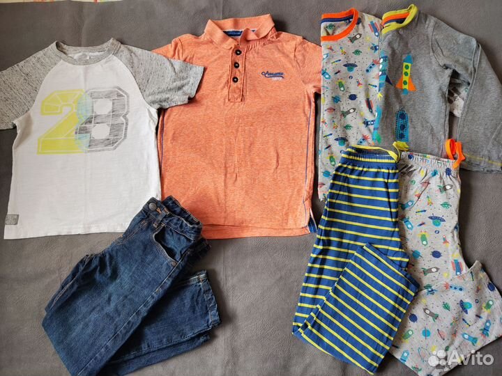 Комплект Mothercare 122 на лето, джинсы 122