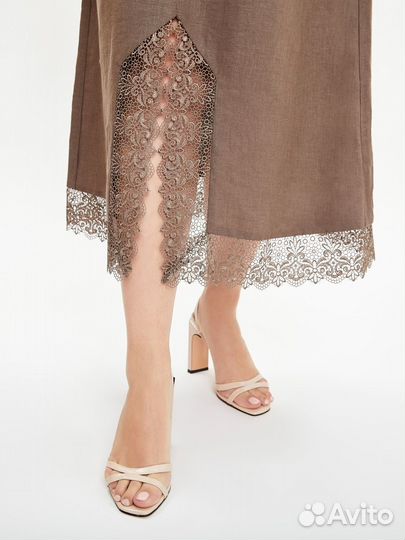 Платье лён 100 Electrastyle