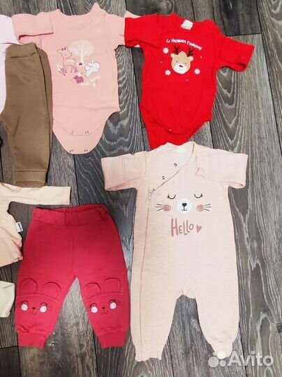 Вещи пакетом для девочки 68 74 размер