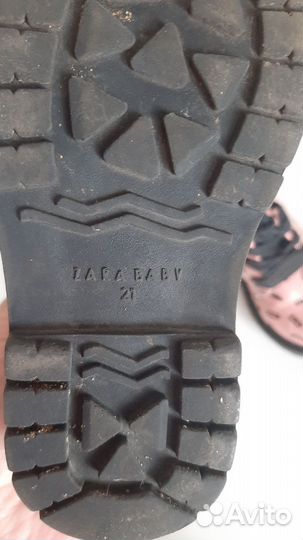 Ботинки zara для девочки 21