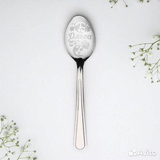 Ложка с гравировкой именная «Ольга»