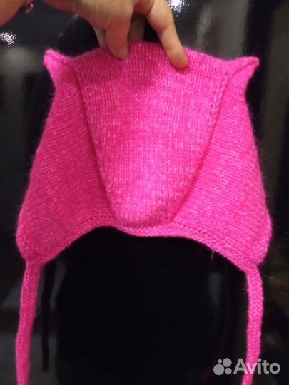 Коточепчик, шапка с ушками