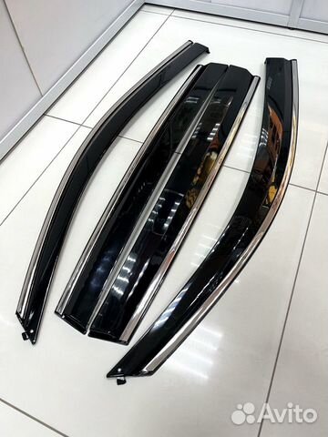 Дефлекторы окон хром Volkswagen Tiguan 07-16