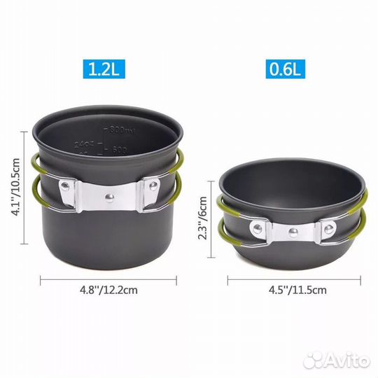 Набор посуды с горелкой