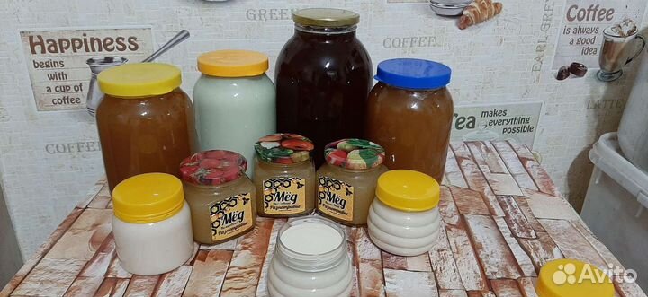 Крем мед, Мед в сотах и на разлив с моей пасеки и