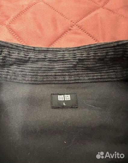 Рубашка Uniqlo вельветовая L мужская