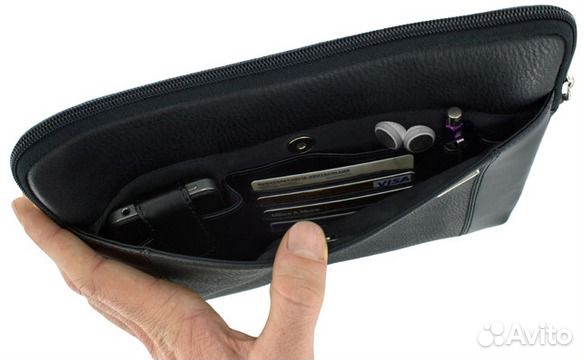 Чехол для iPad2 Leather Pouch Black (AZ572ZZ)