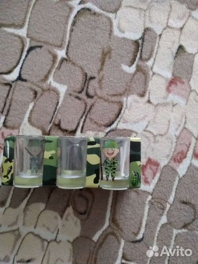 Набор рюмок вояка 6 шт