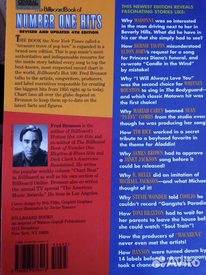 Книга Number One Hits (Хиты первых мест)