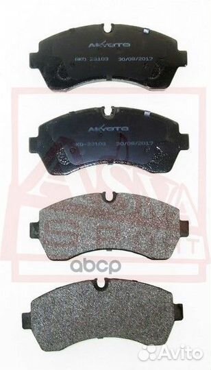 Колодки тормозные дисковые перед AKD23103 akyoto