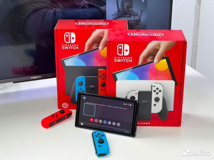 Nintendo Switch Oled 64 Gb Neon / White / Splatoon