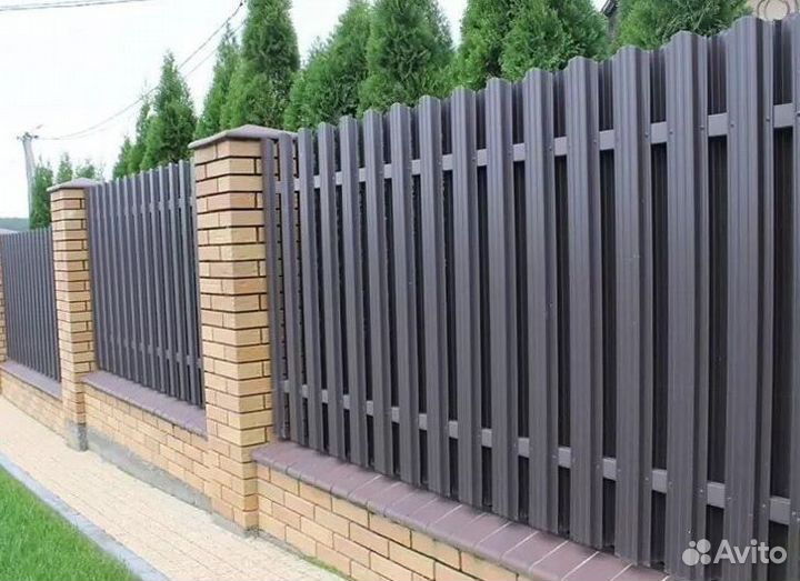 Евроштакетник П- образный