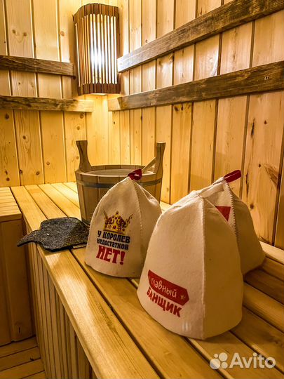 Баня на дровах с бассейном, сауна