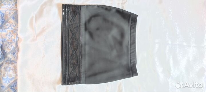 Юбка атласная