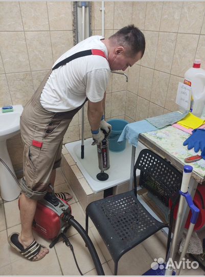 Прочистка канализации устранение засоров 24/7