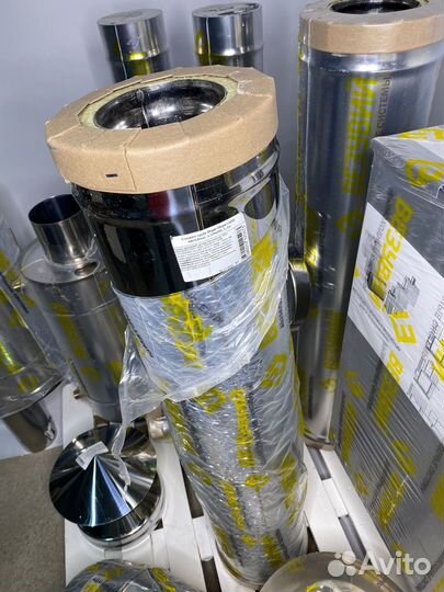 Сэндвич Труба Для Дымохода (aisi 430/0,8мм) д.115х